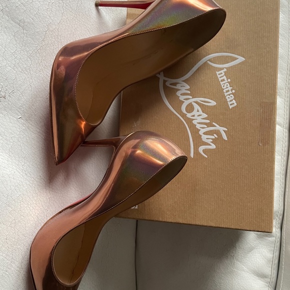 Chrome High Heel Louboutins - Picture 2 of 4